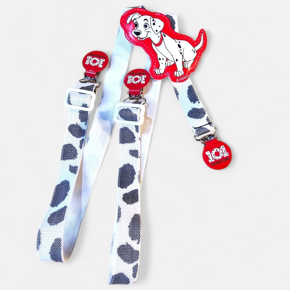 Vintage Disney 101 Dalmatians Suspenders – Kids Adjustable 🐾✨